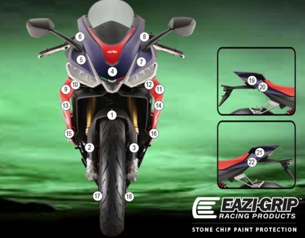 Pellicola adesiva moto RS 660 2021 - | EZ - GUARDAPR007A - 37271 - ENDURRAD