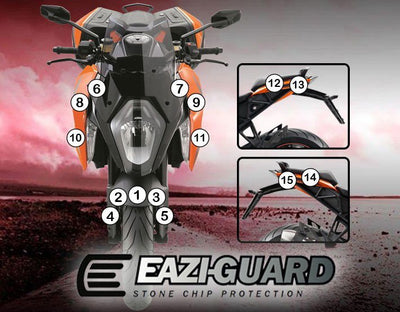 Pellicola adesiva moto suzuki gsxr 1000 2009 - 2016 - ENDURRAD