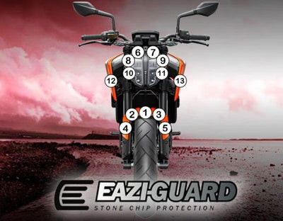 Pellicola adesiva moto suzuki gsxr 1000 2009 - 2016 - ENDURRAD