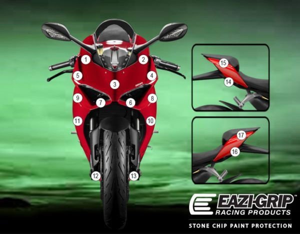 Pellicola adesiva moto V2 PANIGALE 2 | EZ - GUARDDUC012A - 37288 - ENDURRAD