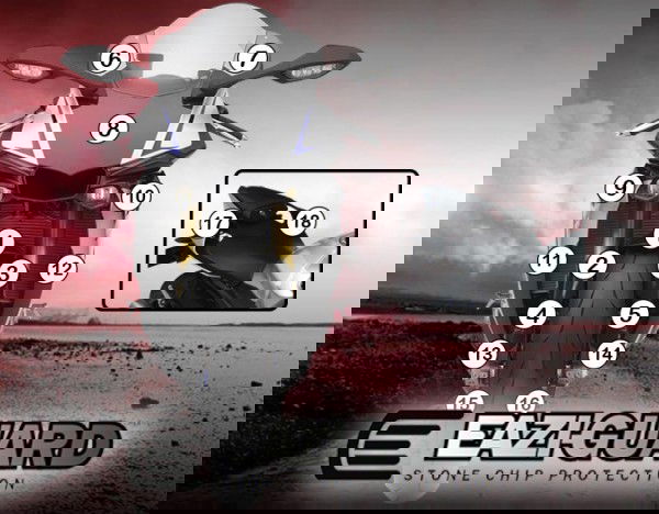 Pellicola adesiva per moto yamaha fjr1300ae/as 2014-2020