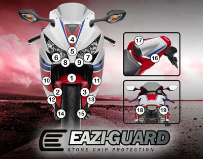 Pellicola adesiva per moto Honda CBR 1000 RR 2012 - 2016 - ENDURRAD