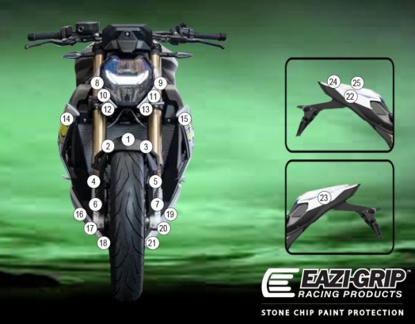 Pellicola adesiva per moto S1000R 20 | EZ - GUARDBMW012A - 37281 - ENDURRAD