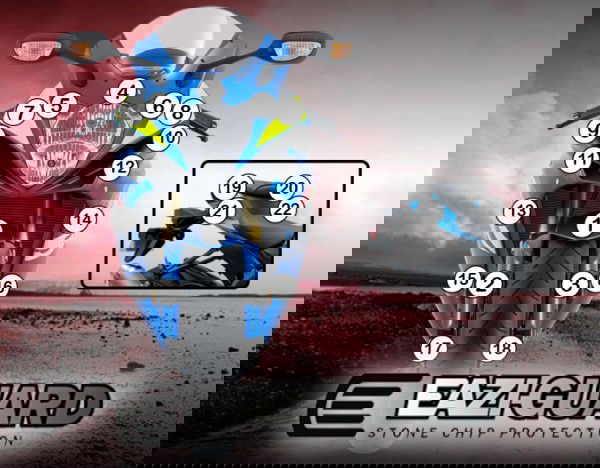 Pellicola protettiva suzuki gsxr1000 2017-2022