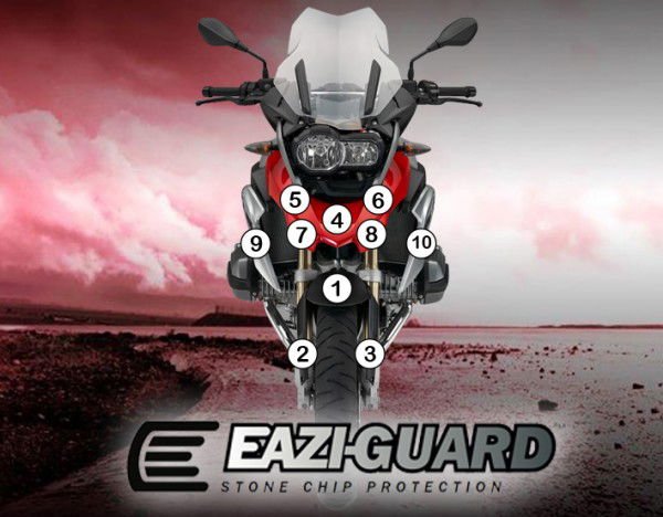 Pellicola moto bmw r 1200 gs 2014 - 2016 - ENDURRAD
