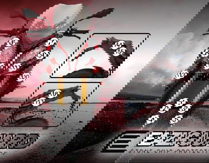 Pellicola adesiva moto  bmw s1000xr 2015-2018