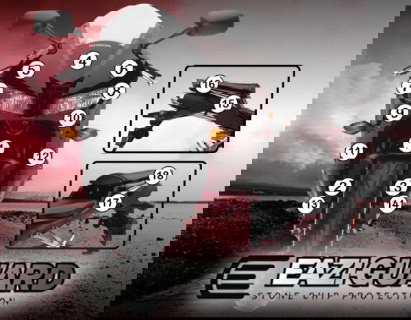 Pellicola adesiva moto  honda cfr1000l africa twin adventure sport 2018-2019