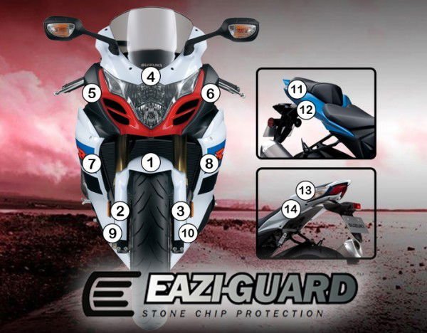 Pellicola moto triumph 1050 speed triple rs 2018 - 2020 - ENDURRAD