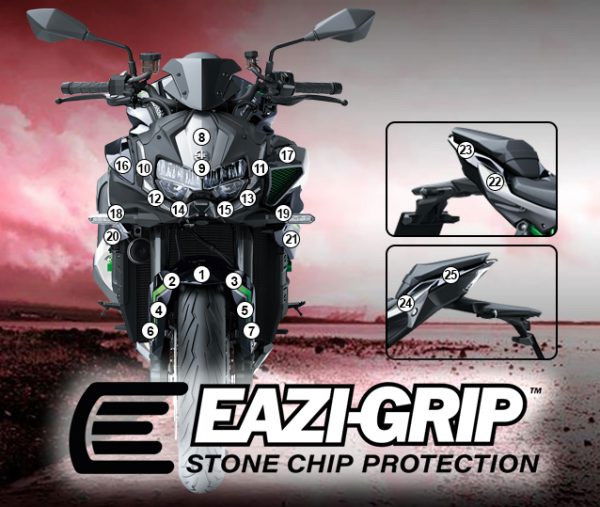 Pellicola protettiva carrozzeria Kawasaki ZH2 2020-2022