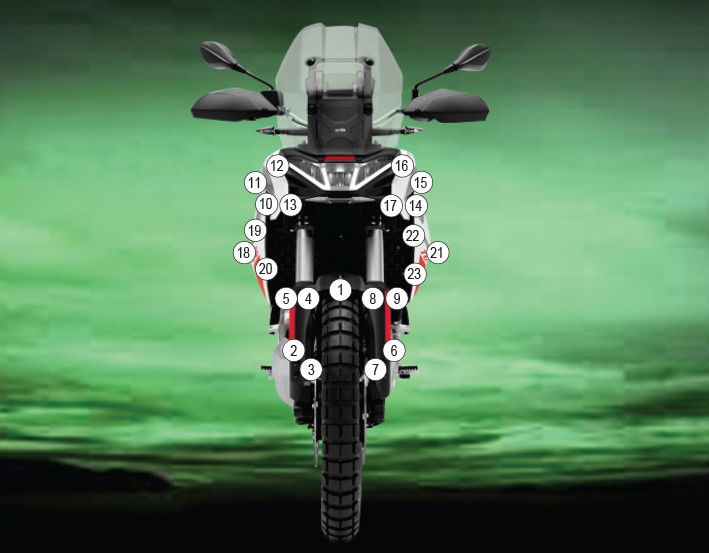 Pellicola protettiva APRILIA TUAREG | EZ - GUARDAPR0011A - 50697 - ENDURRAD