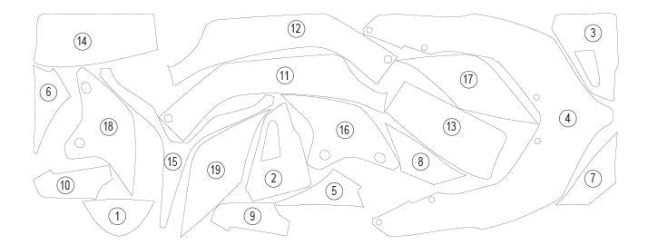 Pellicola protettiva DUCATI PANIGALE V4 - ENDURRAD