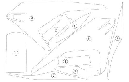 Pellicola protettiva HONDA NC750X | EZ - GUARDHON020A - 47806 - ENDURRAD