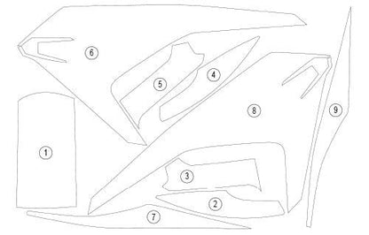 Pellicola protettiva HONDA NC750X | EZ - GUARDHON020A - 47807 - ENDURRAD