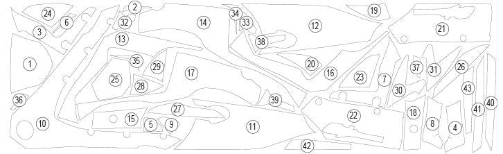 Pellicola protettiva KAWASAKI NINJA H2 | SX | SE 2022 - ENDURRAD