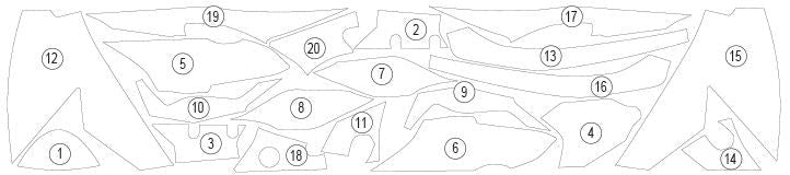 Pellicola protettiva KAWASAKI VERSYS 650 2022 - ENDURRAD