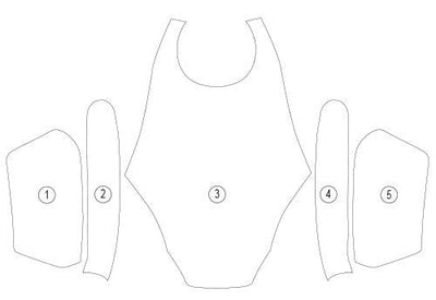 Pellicola protettiva KAWASAKI VERSYS 650 2022 - ENDURRAD