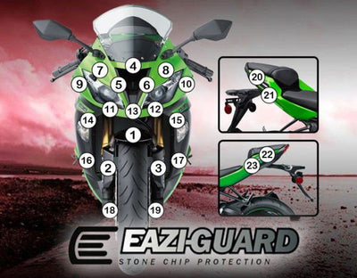 Pellicola protettiva kawasaki zx 6 r (636) 2013 - 2016 - ENDURRAD