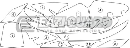 Pellicola protettiva ktm 1290 superduke 2014 - 2016 - ENDURRAD