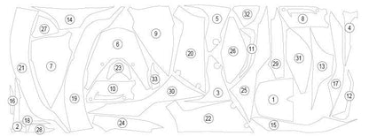 Pellicola protettiva moto EAZI - GRIP | EZ - GUARDHON024A - 49753 - ENDURRAD