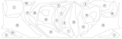 Pellicola protettiva moto EAZI - GRIP per Honda AFRICA TWIN ADVENTURE SPORTS '24 - ENDURRAD