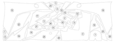 Pellicola protettiva moto HONDA CBR 650 R - ENDURRAD