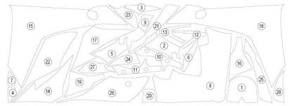 Pellicola protettiva moto HONDA CBR6 | EZ - GUARDHON022A - 49749 - ENDURRAD