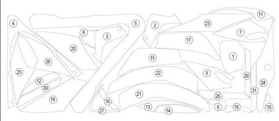 Pellicola protettiva per APRILIA RSV 4 2021 - ENDURRAD