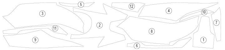 Pellicola protettiva serbatoio per BM | EZ - TANKBMW003A - 39580 - ENDURRAD