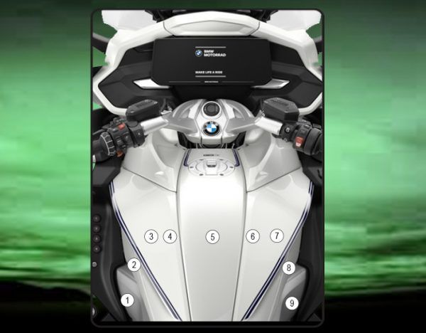 Pellicola protettiva serbatoio BMW K 1600 2022-2026