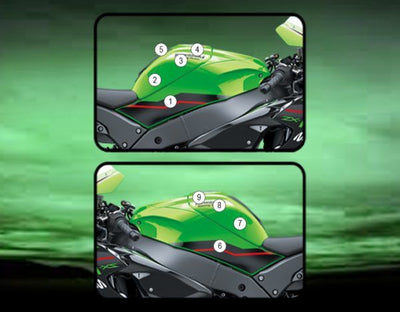 Pellicola protettiva serbatoio per Kawasaki ZX-10R 2021 -