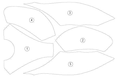 Pellicola protettiva serbatoio per Kawasaki ZX - 6R 2023 - 2025 - ENDURRAD