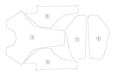Pellicola protettiva serbatoio per Yamaha MT - 10 2022 - ENDURRAD