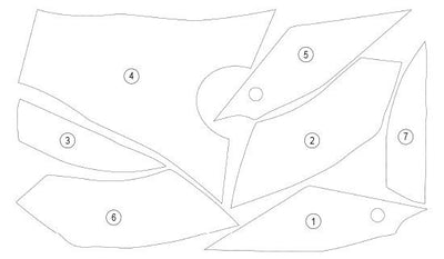 Pellicola protettiva serbatoio per Yamaha R 1 2020 - ENDURRAD