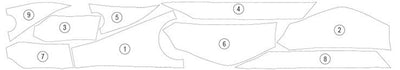 Pellicola protettiva serbatoio per Yamaha R 7 2021 - ENDURRAD
