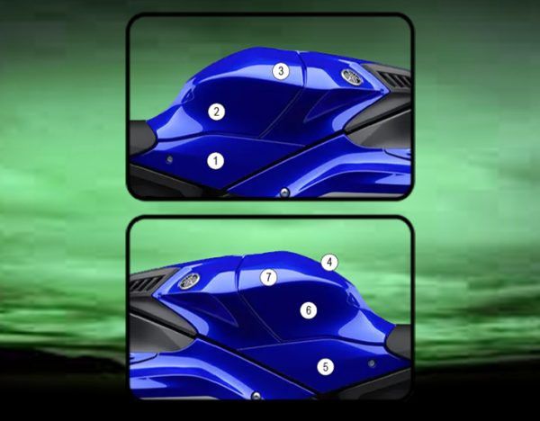 Pellicola protettiva serbatoio per Yamaha R1 2020 -