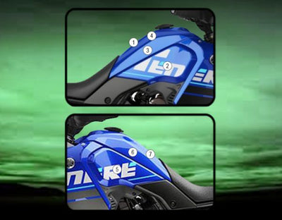 Pellicola protettiva serbatoio per Yamaha TENERE 700 2019- / EXPLORE 2023
