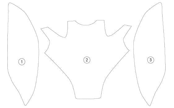 Pellicola protettiva SUZUKI GSX - S 10 | EZ - GUARDSUZ006A - 39399 - ENDURRAD