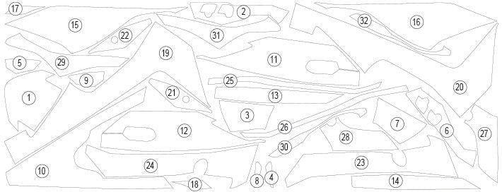 Pellicola protettiva SUZUKI GSX - S 10 | EZ - GUARDSUZ006A - 39399 - ENDURRAD