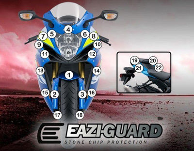 Pellicola protettiva suzuki gsxr 1000 2017 - 2022 - ENDURRAD