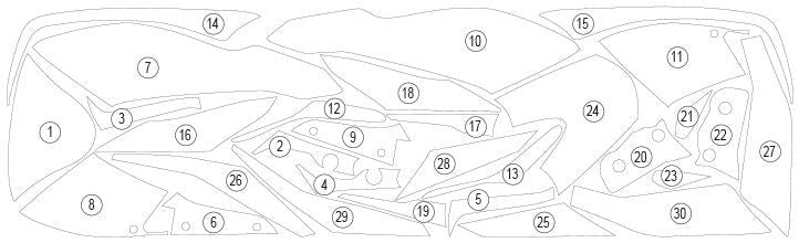 Pellicola protettiva TRIUMPH SPEED TRIPLE 1200 RR 2022 - ENDURRAD