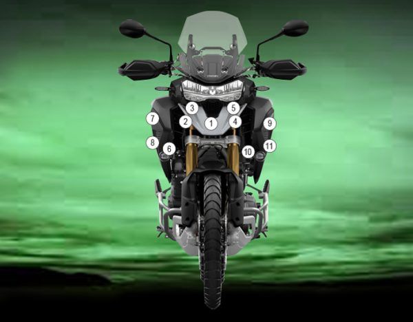 Pellicola protettiva TRIUMPH TIGER 1200 GT