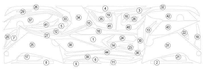 Pellicola protettiva YAMAHA Tenere 7 | EZ - GUARDYAM021A - 50762 - ENDURRAD