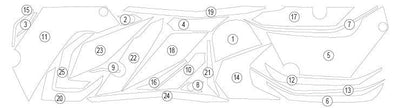 Pellicola protettiva YAMAHA Tenere 700 2025 - ENDURRAD
