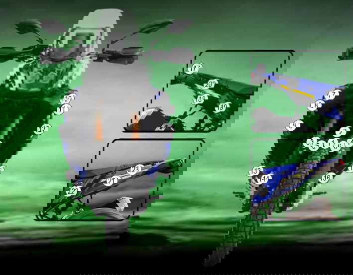 Pellicola protettiva YAMAHA TENERE WORLD RAID 2022-