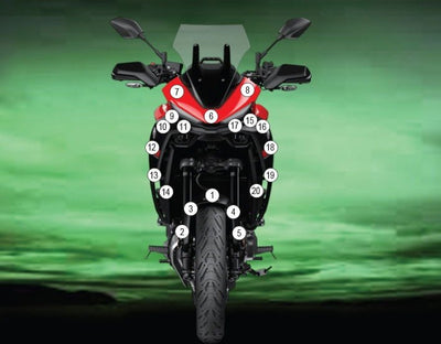 Pellicola protettiva YAMAHA TRACER 7 | GT 2025 - ENDURRAD