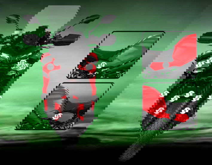 Pellicola protettiva YAMAHA TRACER 9 2021-