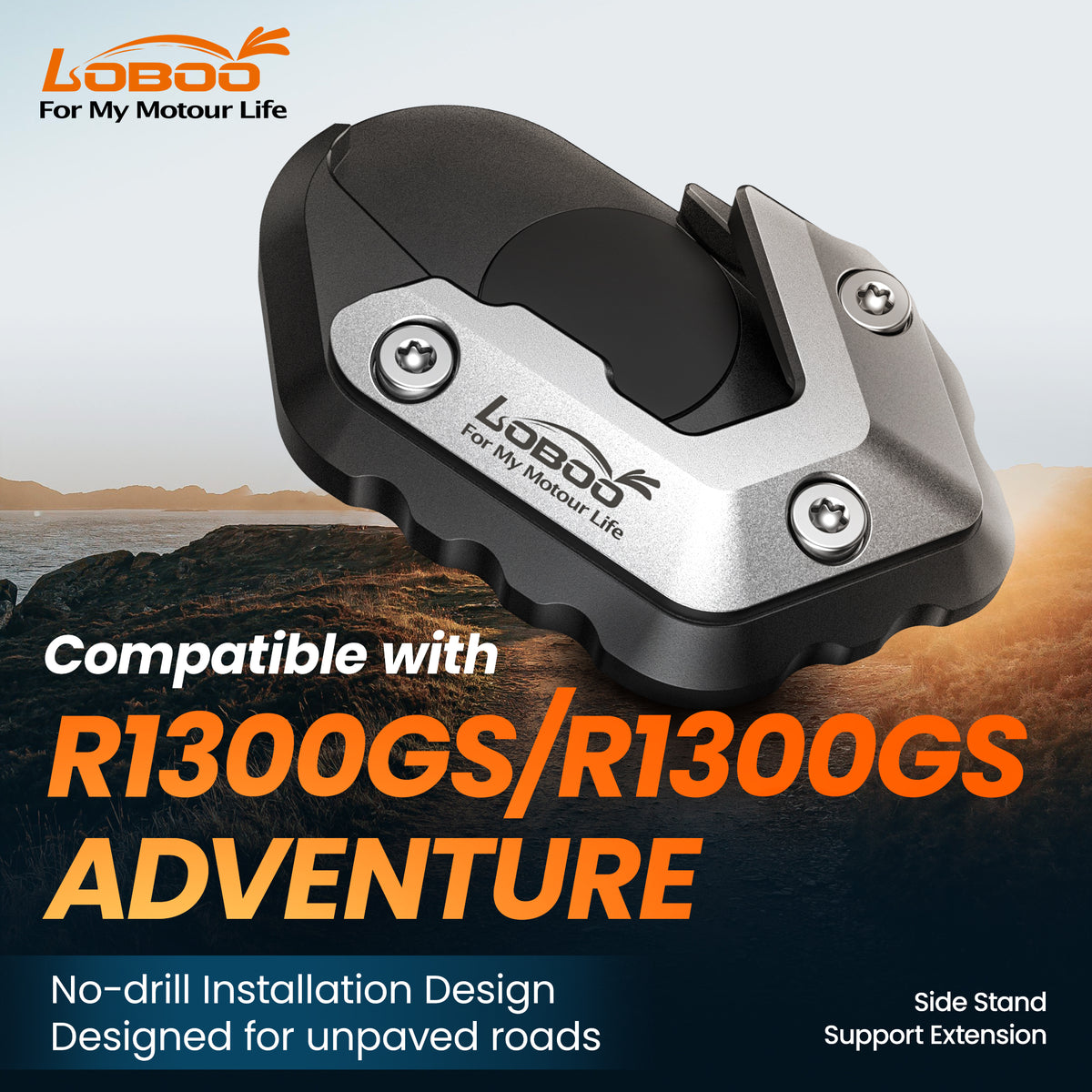A single plate for GS and Adventure