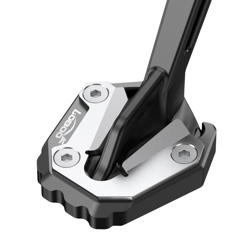 Piastra cavalletto CJC251 montata sul cavalletto originale della KTM 1290 Super Adventure S