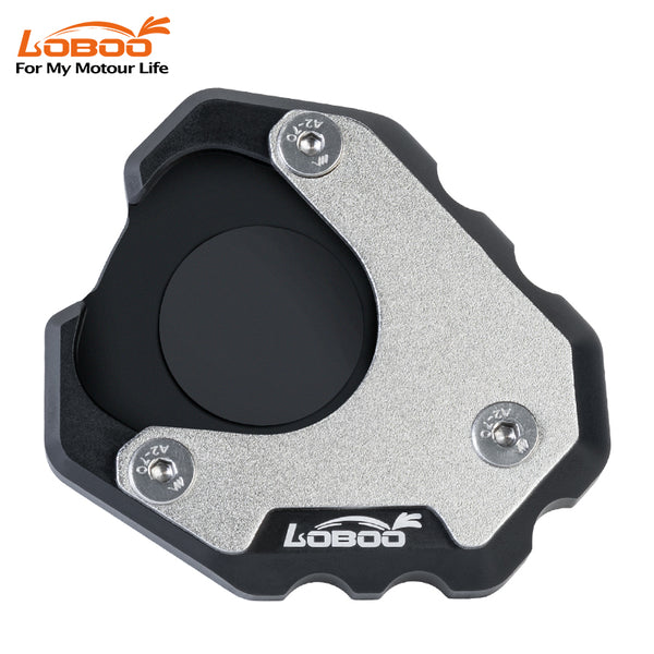 Kickstand plate for Honda XL750 Transalp from 2024 | CNC aluminum and 304 stainless steel, 148 g
