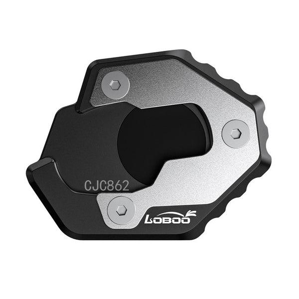 Kickstand Plate for Yamaha XMAX 300 from 2023 | aluminum base, 304 stainless steel cover, 135 g